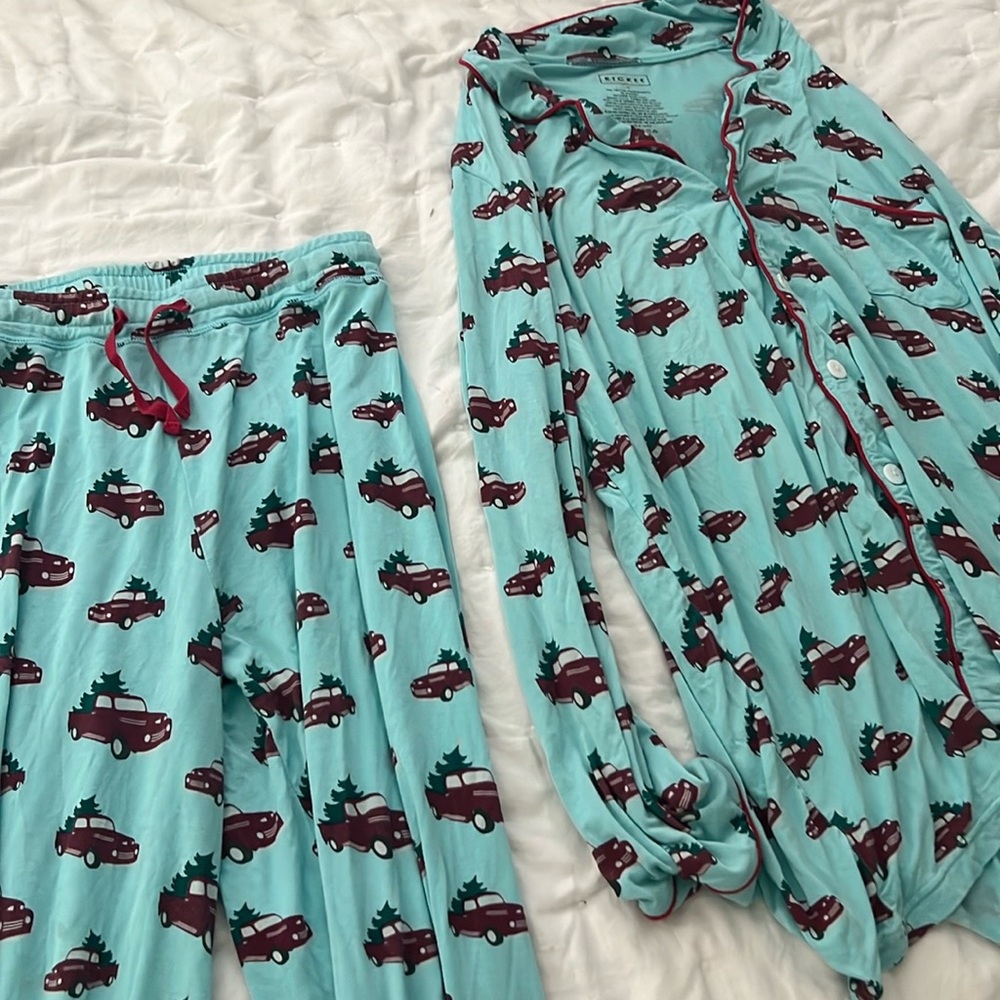 Kickee pants Christmas pajamas size medium